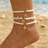 Tobillera Multicapa Estrella de Mar Verano Boho - Emeraldia Jewelry · Operado por R. E. dos Santos LTDA · CNPJ: 45.450.979/0001-38
