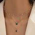 Collar Multicapa de Perlas y Verde Esmeralda - Emeraldia Jewelry · Operado por R. E. dos Santos LTDA · CNPJ: 45.450.979/0001-38